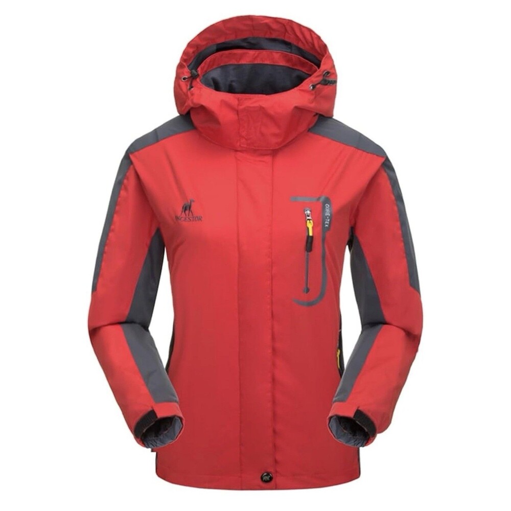 Outdoor Diamond Candy Jacket Women Size S Gore Tek Coat Removable Hood Waterproo